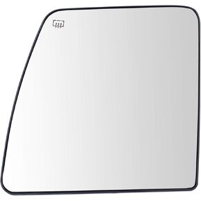 TRQ Exterior Mirror Glass w/Backing Plate LH Driver Side for NV Van SL SV