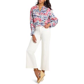 NIC+ZOE Women's Firework Foliage Woven Top