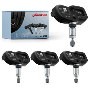 Marsflex TPMS Sensor 42607-33011 Compatible for Toyota Lexus Scion Pontiac 315MHz, Tire Pressure Monitoring Sensors for Camry Prius Corolla rav4 Scion Yaris Replaces 42607-33021 PMV-107J Set of 4