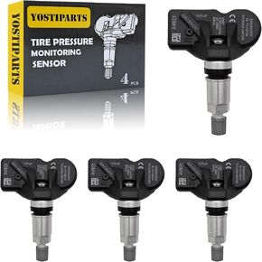 YOSTIPARTS Tire Pressure Monitoring System Sensor TPMS Compatible with 535D 128I 135I X5 X3 328I 335D Z4 135Is X1 X6 335I 335Is 528I 535I 535I Gt 550I 640I 36106790054 36106856227 RDE012 433 Mhz 4-pc