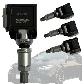 4PCS New TPMS Sensor for Mercedes-Benz 2018 2019 2020 2021 2022 2023 2024 2025 A Class W177 B Class CLA GLB GLS GT-4 433MHZ A0009054104 A0009057205 Tire Pressure Sensor TPMS