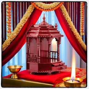 Nagina International Premium Hand Temple | الهندي ماندير | Sheesham Wooden Madir (خشب الورد الصغير)