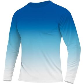 Rash Guard for Men UPF 50+ SPF Fishing Shirts Long Sleeve Swim Shirts Sun Protection Surfing Beach Outdoor QYY24024