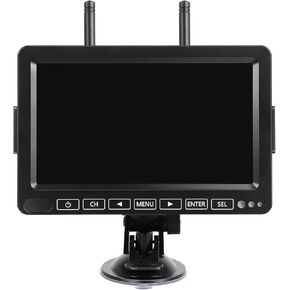 Wireless Backup Camera, RV Back Up Camera Systems With 7" HD 1080P Monitor, Night Vision Rear View Cameras, Touch Monitor 4 Channels With Video Recording For Furrion Pre-Wired Truck Trailer Pickup Van
