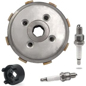 Clutch Kit Assembly & Clutch Hub Spanner Tool Compatible with Honda Rebel 250 CMX250 CMX250C 1985-2016 Nighthawk 250 CB250 1991-2008