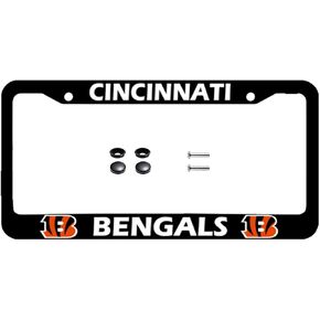 for Eagles Black License Plate Frames Type Stainless Steel 6 x 12,with Universal Aluminum Alloy License Plate Cover and Screw Set for Automotive Accessories (AA-LY)