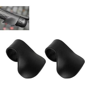 Black Throttle Mounted Motorcycle Cruise Assist, 2 PCS Cruise Assist Handle, Handlebar Oil Control Rocker Bracket Accelerator Assist, Universal for Most Motorcycles, Scooters