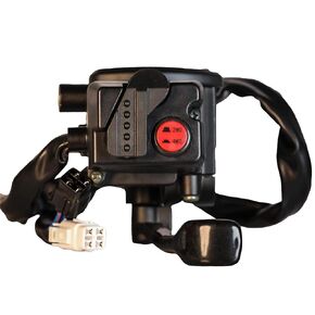 Complete Throttle Assembly & Four Wheel Drive Push Button Switch Compatible with Yamaha 2002-08 Grizzly 660 & 2003-07 Kodiak 450 - Part #'s 5KM-83976-01-00 / 5KM-26250-02-00
