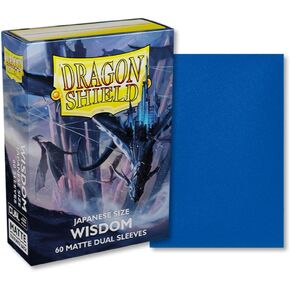 أكمام Arcane Tinmen Dragon Shield - يابانية غير لامعة: Dual Peach 60CT - أكمام البطاقات ناعمة وقوية - متوافقة مع Yugioh وCardfight Vanguard، أسود (AT-15153) in Kuwait