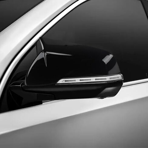 Xiter الخلفي عرض مرآة الجانبية غطاء المرآة الجانب ل Chevrolet Traverse 2018-2023 ، بلاك لامع in Kuwait