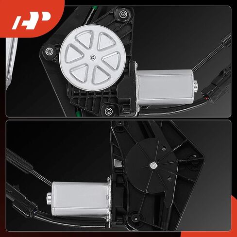 A-Premium Front Left Electric Power Window Regulator with Motor (2-Pin) Compatible with Dodge Journey 2009-2020, Front Driver Side, Replace# 68043735AA in Kuwait