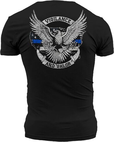 Grunt Style Vigilance and Valor Men's T-Shirt in Saudi Arabia