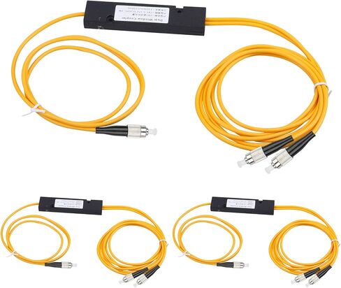 FC/UPC Fiber Optical Splitter 1x2(1 in 2 Out) Singlemode Fiber Pigtail for Network signal Distribution in Saudi Arabia