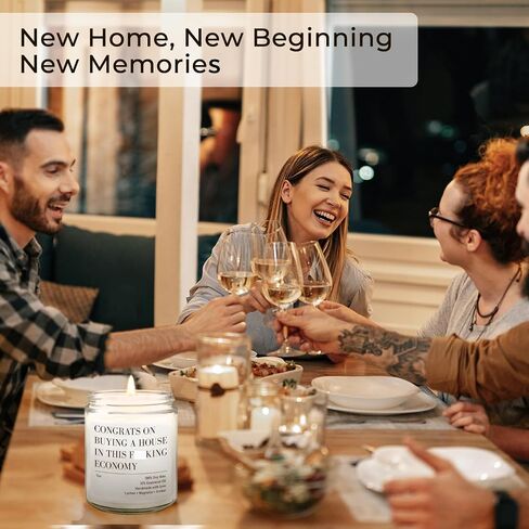 Housewarming Gifts New Home, Funny Housewarming Gifts, New Home Gift Ideas, New Home Candle, Fruit Sweet Scent - 9oz Glass in Saudi Arabia