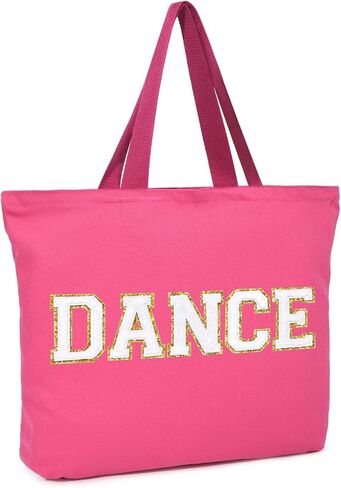 Dance Bag for Girls Dance Duffle Tote Bags Teens Toddler Kids Athletes Stuff Women Fun Workout Duffel Weekend Gymnastics Bride Bag in Saudi Arabia