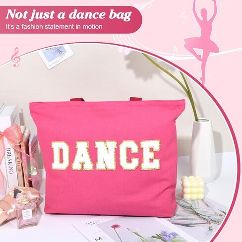 Dance Bag for Girls Dance Duffle Tote Bags Teens Toddler Kids Athletes Stuff Women Fun Workout Duffel Weekend Gymnastics Bride Bag in Saudi Arabia