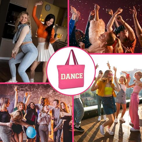 Dance Bag for Girls Dance Duffle Tote Bags Teens Toddler Kids Athletes Stuff Women Fun Workout Duffel Weekend Gymnastics Bride Bag in Saudi Arabia