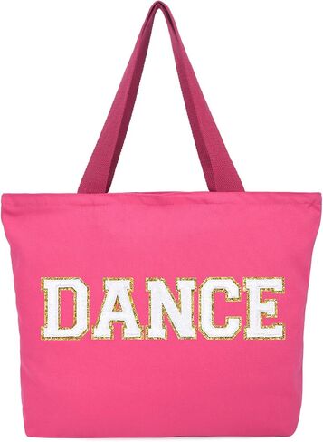 Dance Bag for Girls Dance Duffle Tote Bags Teens Toddler Kids Athletes Stuff Women Fun Workout Duffel Weekend Gymnastics Bride Bag in Saudi Arabia