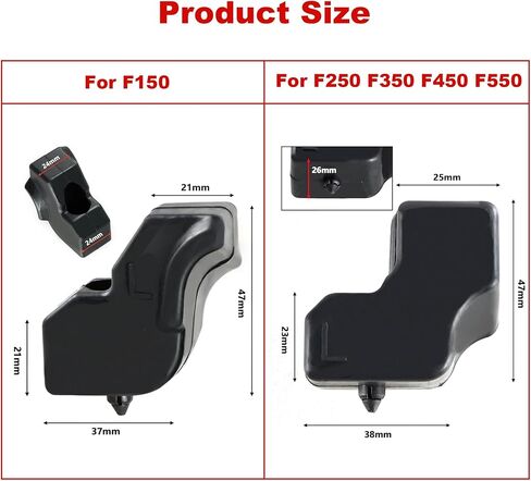الوفرة المحفوفة بالمصدبات المتوافقة مع اليسار واليمين مع Ford F150 2015-2023 استبدال FL3Z-99439A00-A ، FL3Z-99439A00-B in Kuwait