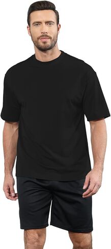 Tshirts غير الرسمي للرجال تم تجريب تي شيرت قصيرة الأكمام جاف ملاءمة خفيفة الوزن طاقم تي شير in Kuwait