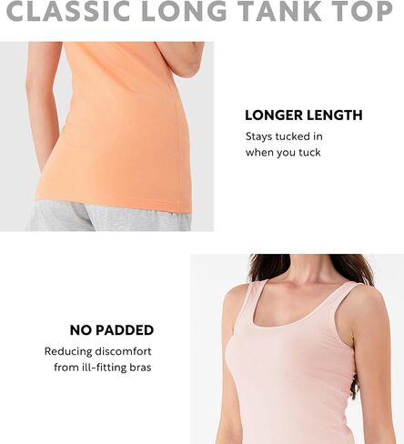 DAVID ARCHY Seamless Tops for Women Combed Cotton Stretch Camisoles for Women 3 Pack in Saudi Arabia