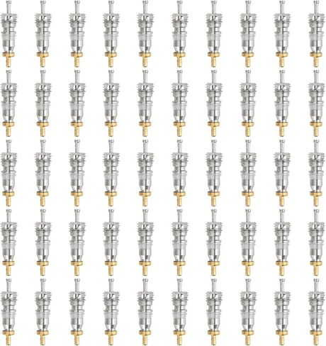 PATIKIL Air Conditioning Valve Core with Seal, 50 Pcs Refrigeration Service Valve Stem Cores for HVAC AC System Accessories in Saudi Arabia