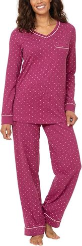 PajamaGram Pajamas For Women - Womens PJ Sets, Pullover Top, 100% Cotton in Kuwait