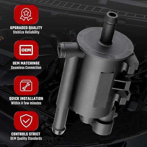 28910-25100 Fuel Vapor Canister Purge Valve 2891025100 for Hyundai Santa Fe 2010-2018 Tucson 10-15 Genesis 10-14 Sonata 06-14 Kia Forte5 replaces 911676 460096 2M1281 2283745 in Saudi Arabia
