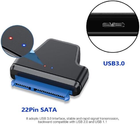 Cablecc USB 2.0 كومبو طاقة مزدوجة 12 فولت و5 فولت eSATAp Power ESATA إلى 22Pin كابل SATA لمحرك الأقراص الصلبة 2.5 بوصة 3.5 بوصة 50 سم in Saudi Arabia
