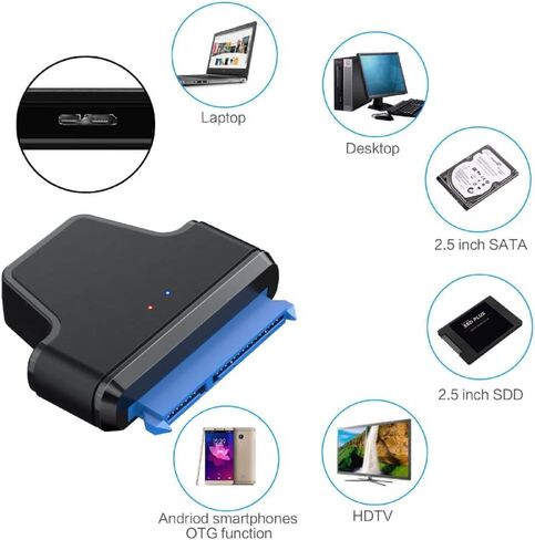 Cablecc USB 2.0 كومبو طاقة مزدوجة 12 فولت و5 فولت eSATAp Power ESATA إلى 22Pin كابل SATA لمحرك الأقراص الصلبة 2.5 بوصة 3.5 بوصة 50 سم in Saudi Arabia