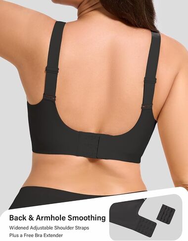 Wireless Bras for Women Full Coverage No Underwire Push Up Supportive Bra Comfortable Everyday T-Shirt Bra in Saudi Arabia