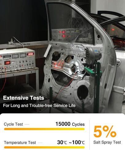 A-Premium Power Electric Window Regulator with Motor Compatible with PT Cruiser 2006-2010 Rear Passenger Side in Kuwait