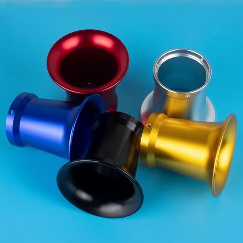 50 ملم كربورات هواء مرشح البوق مسار مسار القمر CNC سبيكة CNC مناسبة ل PE VM 21mm ، 24mm ، 26 مم ، 28 مم ، 30 مم ، لهوندا ياماها كاواساكي ATV الدراجة الترابية كوب كوب كوب من القرن. (أسود) in Saudi Arabia