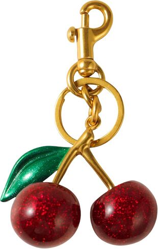 Cherry Bag Charm Purse Handbag Charm Cherry Car Accessories KeyChain Gift for Women Mothers Day Christmas Valentine in Saudi Arabia