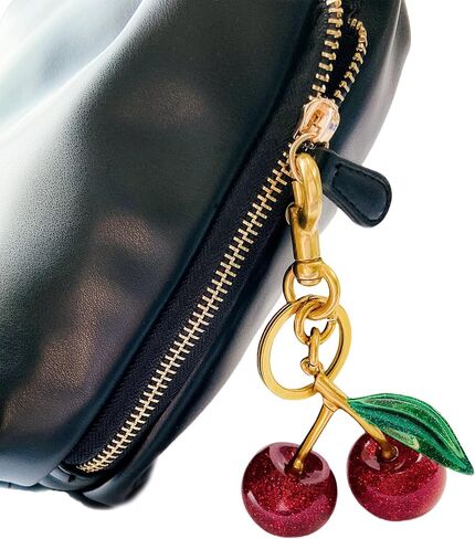 Cherry Bag Charm Purse Handbag Charm Cherry Car Accessories KeyChain Gift for Women Mothers Day Christmas Valentine in Saudi Arabia