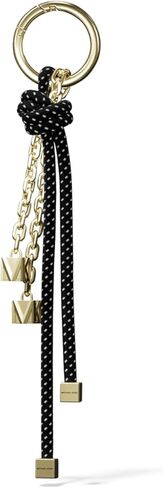 Michael Kors Speckled Cord Charm Key Chain, Black in Saudi Arabia