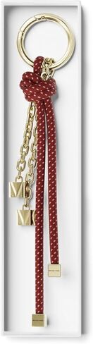Michael Kors Speckled Cord Charm Key Chain, Black in Saudi Arabia