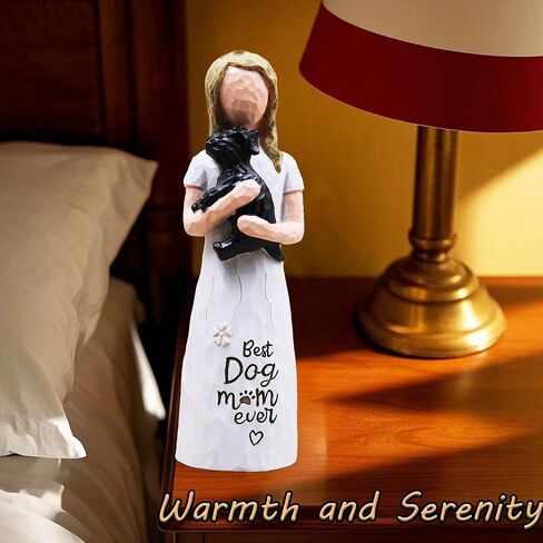 Dog Mom Gifts for Women, Dog Lovers Gifts for Women, Loss of Pet Sympathy Gift Dogs, Dogs Figurines, Golden Retriever Statue, Sculpted Hand-Painted Figurine (Brown) in Kuwait