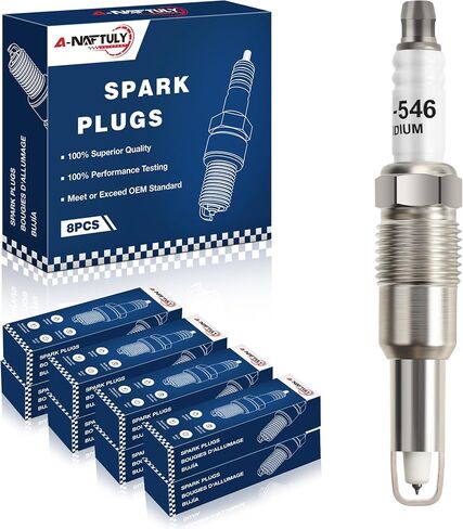 Iridium Spark Plugs 8 Pack SP515 SP546 Compatible with 2004 2005 2006 2007 2008 Ford F150 5.4 Expedition Explorer Mustang F250 F350 F450 & Lincoln Mark LT Navigator & Mercury Mountaineer V8 4.6L 5.4L in Saudi Arabia
