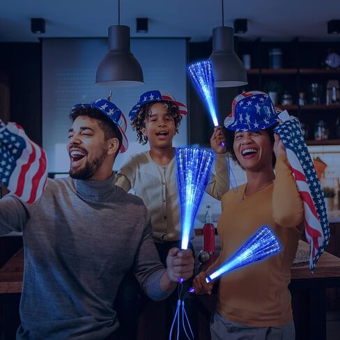 30 PCS Green Fiber Optic Wands Glow Fiber Wands Bulk LED Light Up Wands with 3 Flashing Modes LED Flashing Sticks for Halloween Christmas St. Patrick’s Day Easter Wedding Bridal Shower Birthday in Saudi Arabia