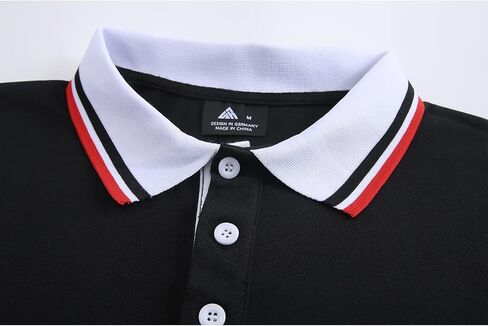 ZITY Mens Polo Shirts Casual Classic Short Sleeve Contrast Collar Polo T Shirts Moisture Wicking Golf Shirt in Saudi Arabia