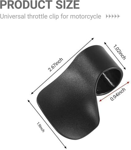 Throttle Mounted Motorcycle Cruise Assist, 2 PCS Cruise Assist Handle, Handlebar Oil Control Rocker Bracket Accelerator Assist, Universal for Most Motorcycles, Scooters (Carbon Fiber Black) in Saudi Arabia