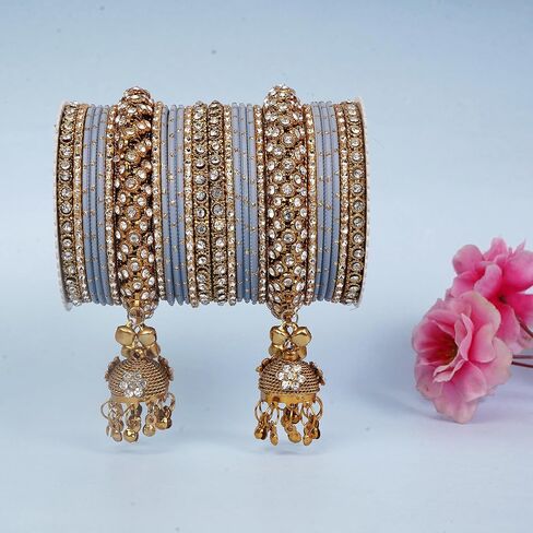 Indian Ethnic Partywear Handmade Bangles – Elegant Jewelry for Women, Perfect for Weddings, Festivals, and Everyday Wear in Saudi Arabia