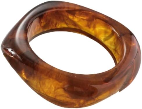 Acrylic Chunky Bangle Bracelets Colorful Resin Wristbands Bracelet Vintage Geometric Bracelet in Saudi Arabia