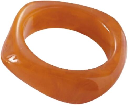 Acrylic Chunky Bangle Bracelets Colorful Resin Wristbands Bracelet Vintage Geometric Bracelet in Saudi Arabia
