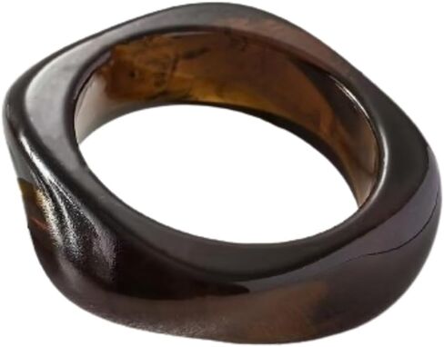Acrylic Chunky Bangle Bracelets Colorful Resin Wristbands Bracelet Vintage Geometric Bracelet in Saudi Arabia