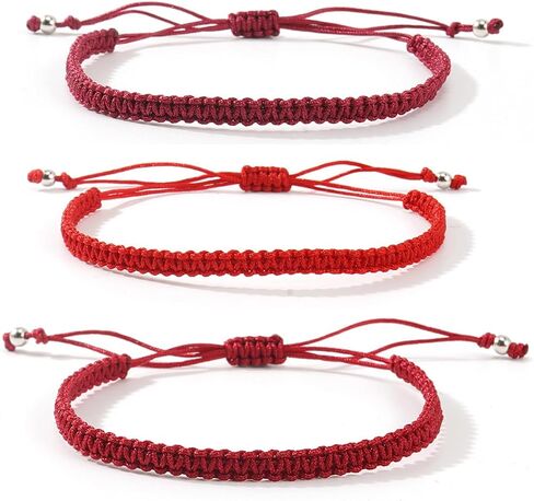 3pcs الصداقة متعددة الألوان يدويًا ، أساور سحر سحر ملونة ، أساور حبل منسوجة الحبل المنسوجة للنساء للنساء زوجين صيف شاطئ سيرفر بوهو هدايا المجوهرات in Kuwait