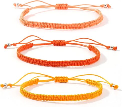 3pcs الصداقة متعددة الألوان يدويًا ، أساور سحر سحر ملونة ، أساور حبل منسوجة الحبل المنسوجة للنساء للنساء زوجين صيف شاطئ سيرفر بوهو هدايا المجوهرات in Kuwait