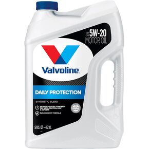 Valvoline Daily Protection SAE 5W-20 Synthetic Blend Motor Oil 5 QT (Packaging May Vary)