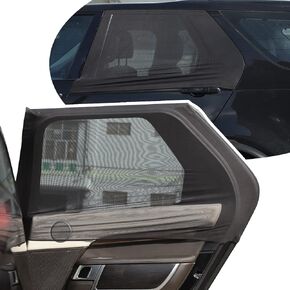 LLKUANG 100% Protection from Bugs for Ford Ranger Pickup Trucks Shade Breathable Mesh Car Curtains Door/Window Net Car Window Screens for Camping-2Pcs